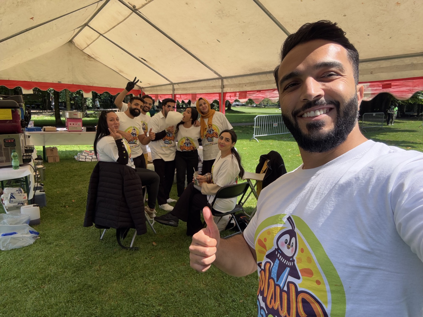 Das Slushy2Go Team beim Eid 2025